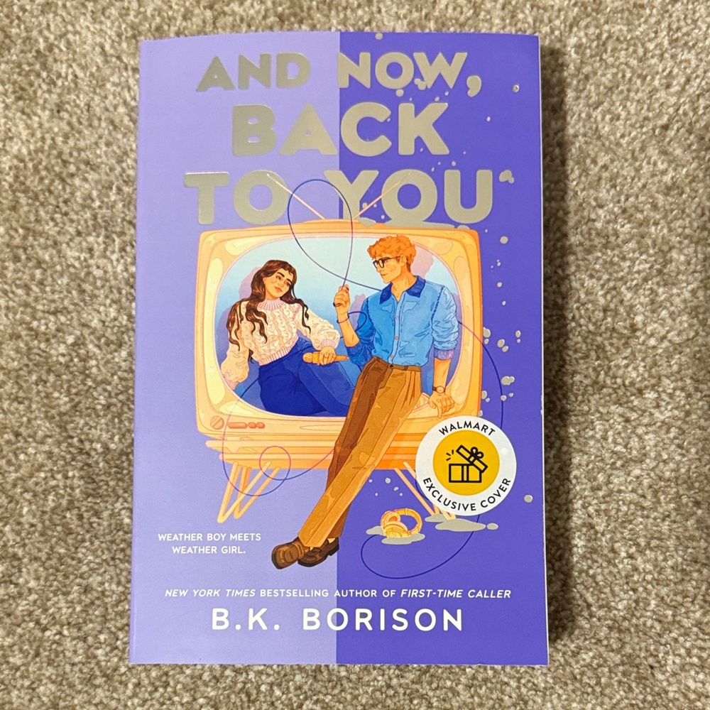 And Now, Back to You by B.K. Borison - Purple Cover